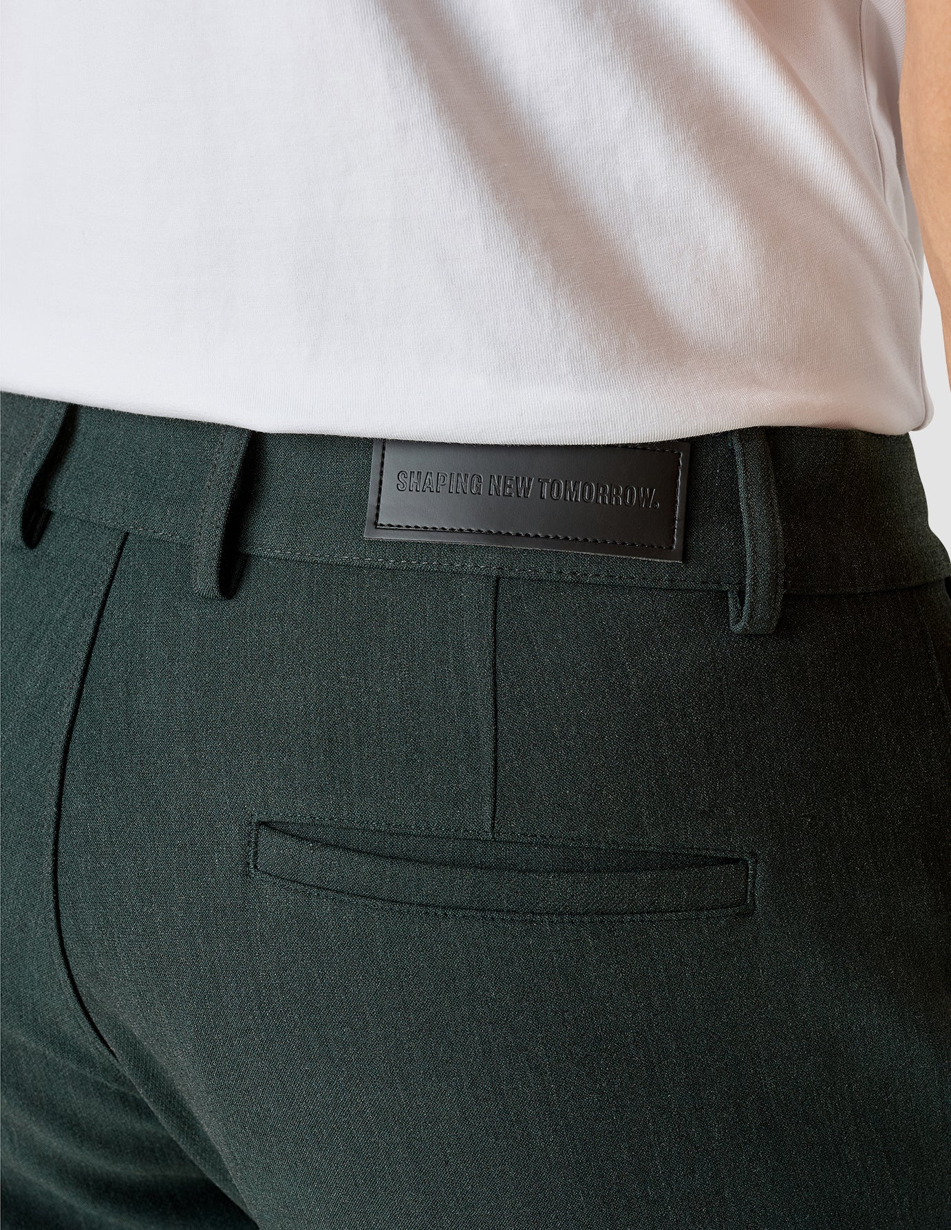 Heavy Edition Pants Regular Deep Green Melange 2.0